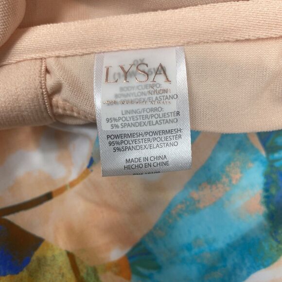 LYSA Plus Women Floral One Piece Swimsuit Size LYSA Plus W UPF 50+ Nylon Spandex - Picture 5 of 9